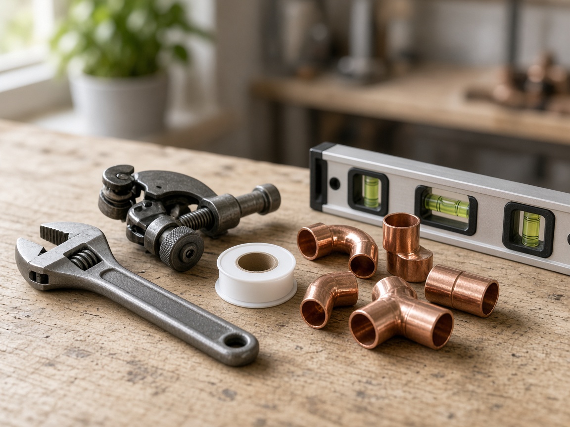 Outils de plomberie professionnels